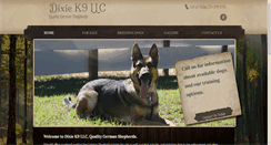 Desktop Screenshot of dixiek9llc.com